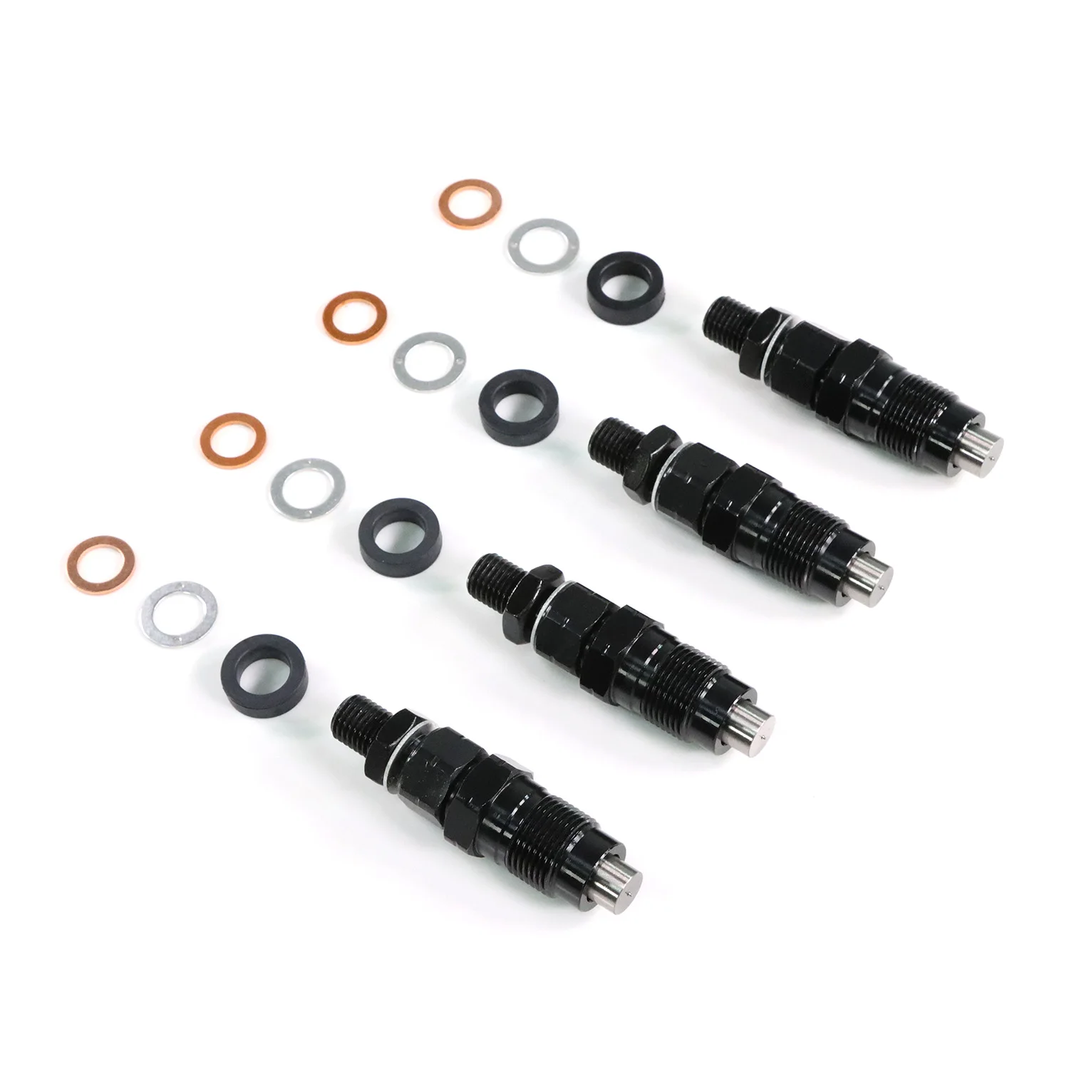 4X Diesel Fuel Injectors For Mitsubishi Pajero Triton Delica Spacegear 2.5L 4D56 4D56T Engine High Performance Replacement