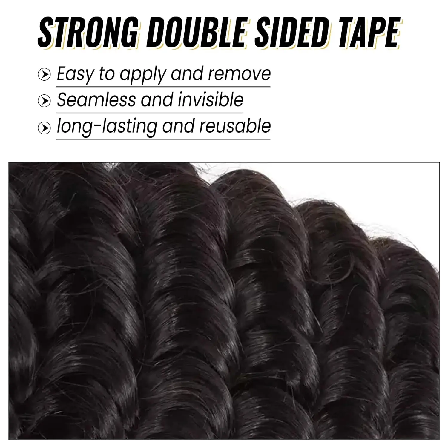 Tape on Real Remy Hair Extensions Human Hair  Double Sided Hair Extensions Deep Wave Glue in Human Hair Extensions for Women