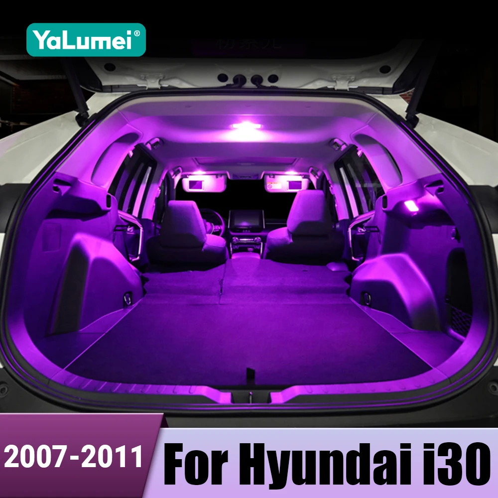 

Car LED Bulbs Interior Map Dome Lamp Vanity Mirror Lights ​Extra light Accessories For Hyundai i30 2007 2008 2009 2010 2011