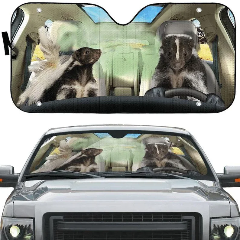 

Stinky Funny Life Limited Car Sunshade Gift Windshield Sunshade Oxford Cloth