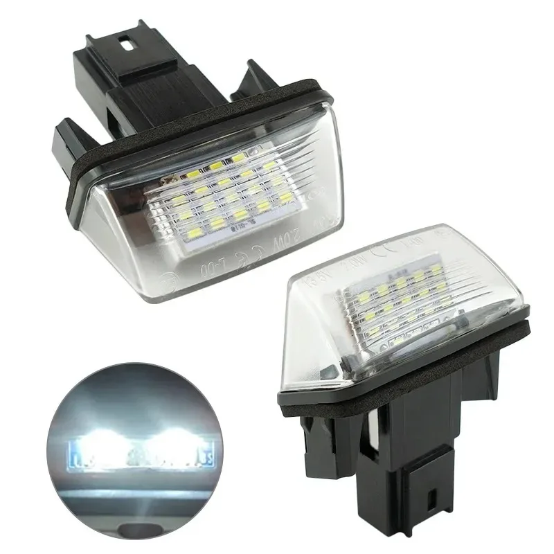 

Car License Number Plate Light 2PC for Citroen C3 C4 C5 BERLINGO Saxo Xsara Picasso Peugeot Partner 206 207 306 307 308 5008 ED