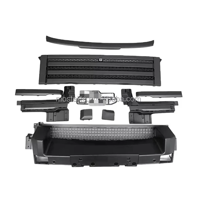 

New Design Exterior Accessories ABS Upgrade Black Knight Front Grille For Chery Jetour Traveler T2