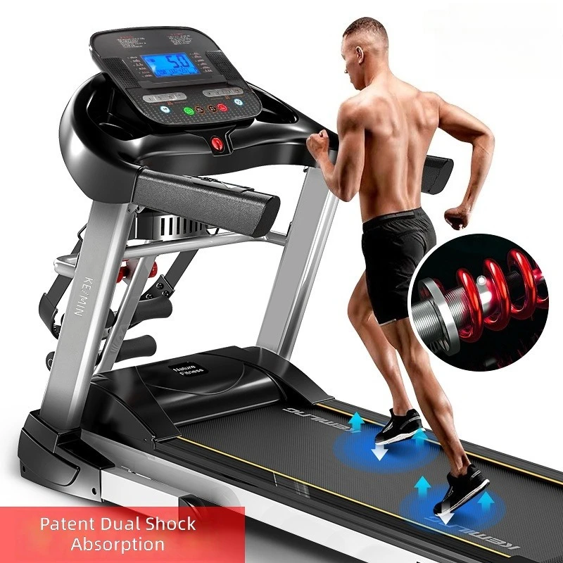 

Treadmill, Electric Home Folding Multifunctional Indoor Fitness Equipment, 12 Programs, Quiet Motor, LCD Display, Max 100KG