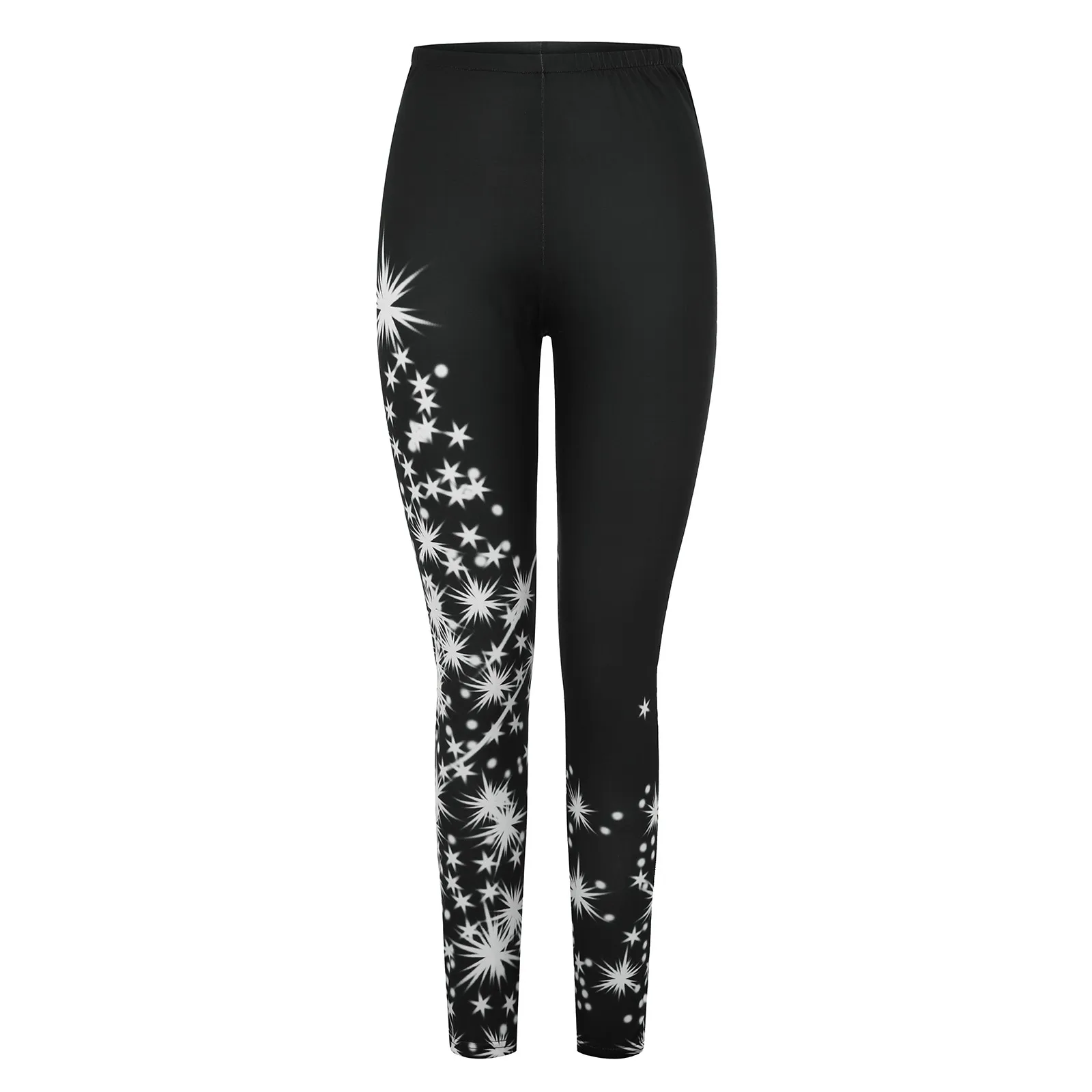 Legginsy sportowe z wysokim stanem dla kobiet Plus rozmiar spodnie z nadrukiem spodnie do jogi Stretch spodnie treningowe Pantalones De Mujer