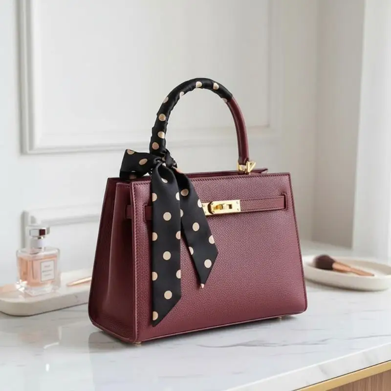 

Women's 190x4 5cm Polka Dot Long Scarf Versatile Tie Bag Ribbon Headband For Office Or Picnic Scene