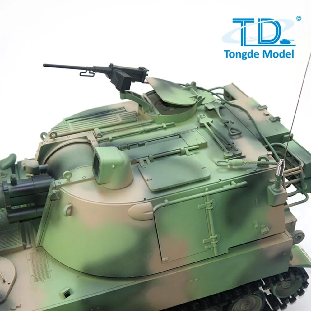 RTR 1/16 Carro Armato Da Battaglia Militare M109A2 RTR Tongde Modello Autopropulsado BB Veicolo Da Combattimento Di Infanzia Suono Leggero Fumatori Giocattolo Panzer
