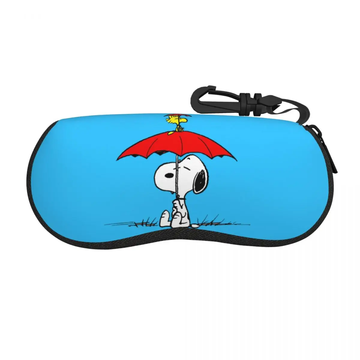 Custom Snoopys Dog Umbrella Shell Eyeglasses Case Women Men Cool Glasses Case Sunglasses Box Pouch