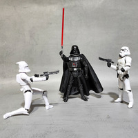 Hasbro Anime Star Wars Stormtrooper Darth Vader Yoda Action Figures Model Toys Collection Ornaments Children Gifts