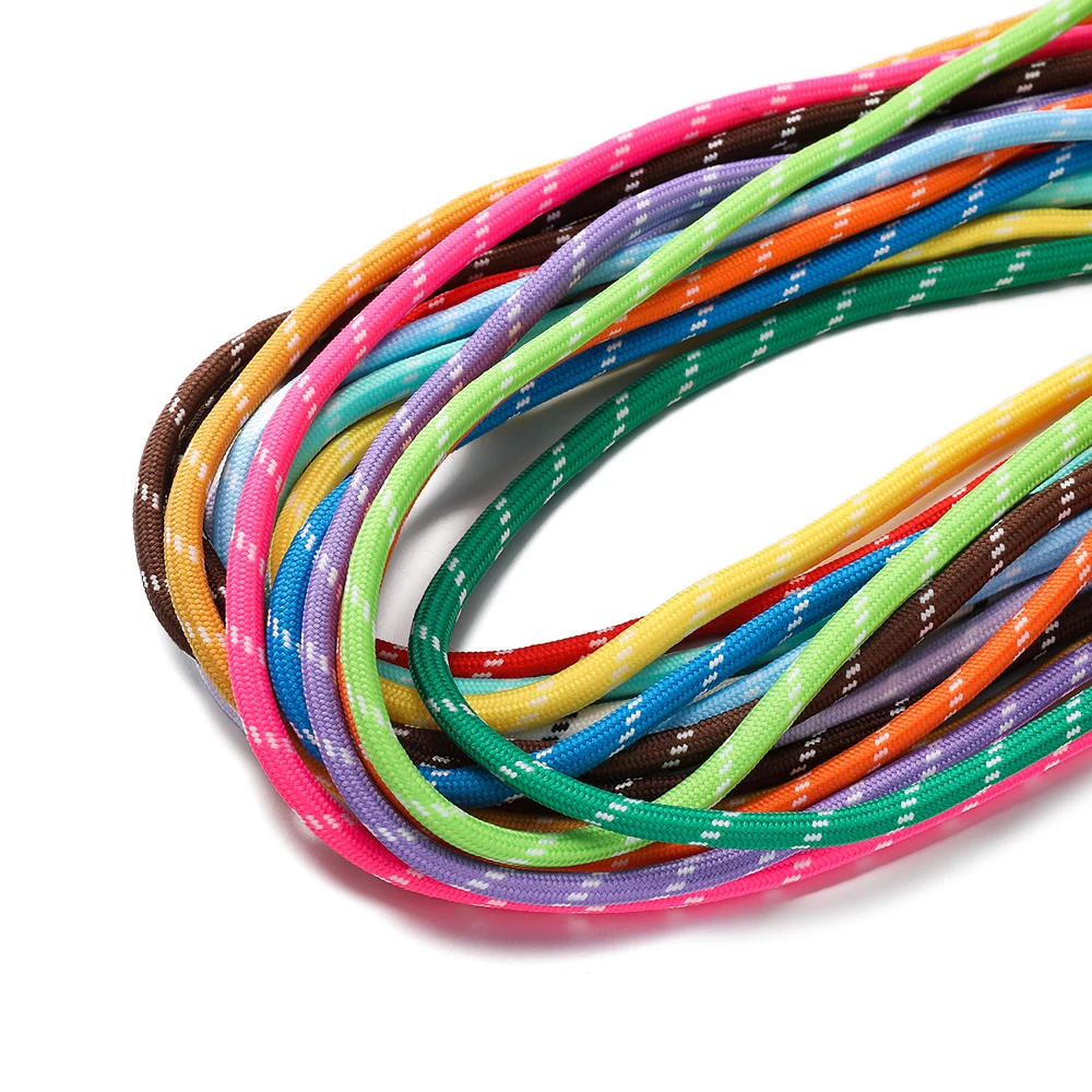 2-5Meter 5mm Colorful Multi-functional Hand-woven Rope for DIY Backpack Pendant Phone Lanyard Craft Jewelry Making Accessories view 4