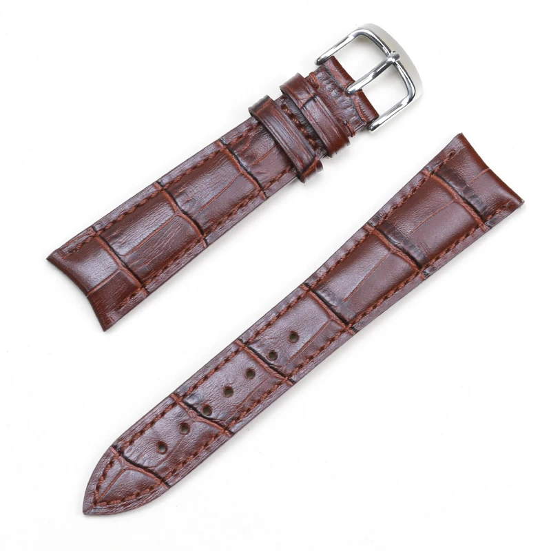 PESNO Suitable for Ulysse Nardin CLASSICO 8152-111LE-9E-TIGER Top Layer Leather Watch Accessories Straps Men Wrist Bands