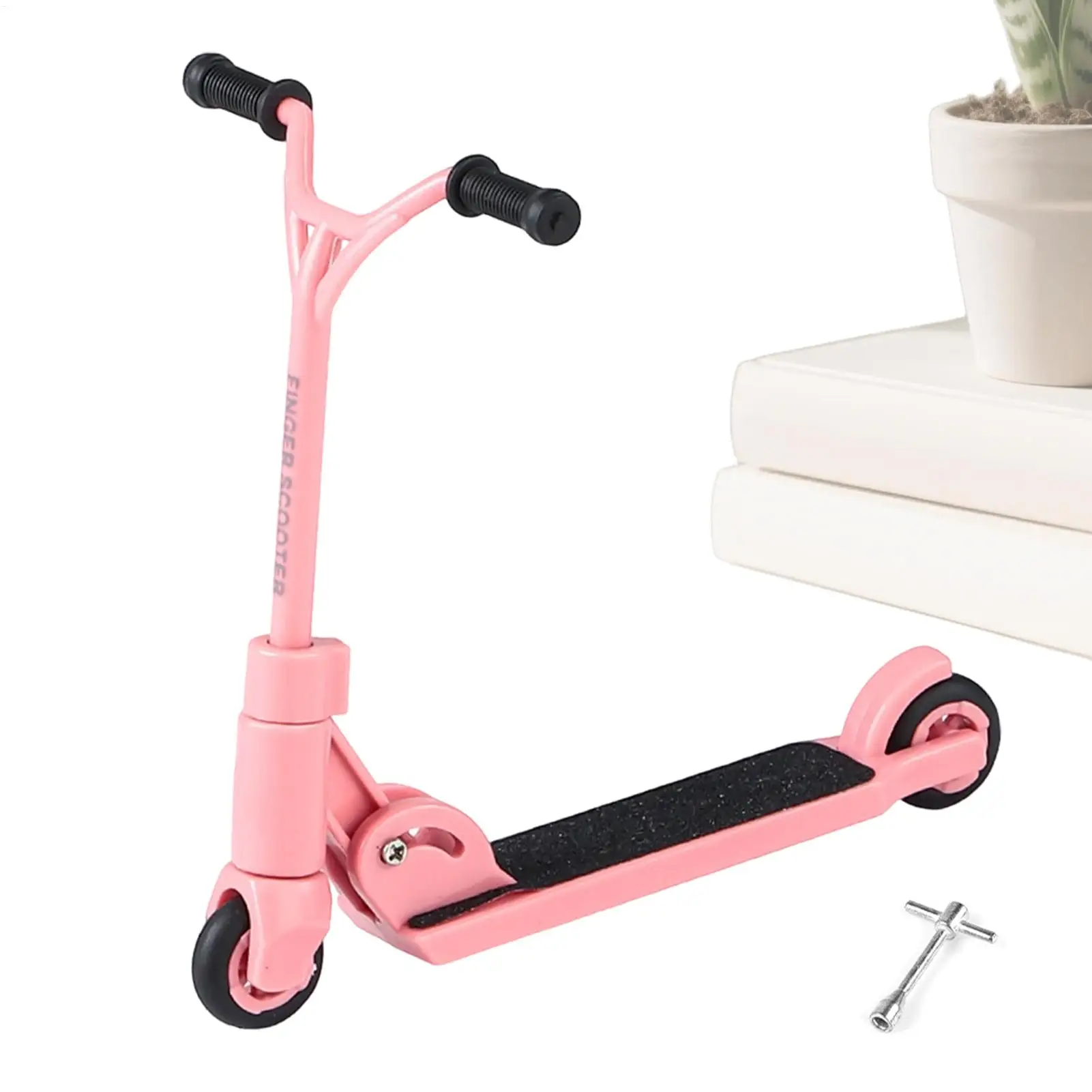 Finger Scooter Decorative Relaxing Foldable Sliding Fidget Toy Scooter Shape For Men Adults Children Students Commuting Travel
