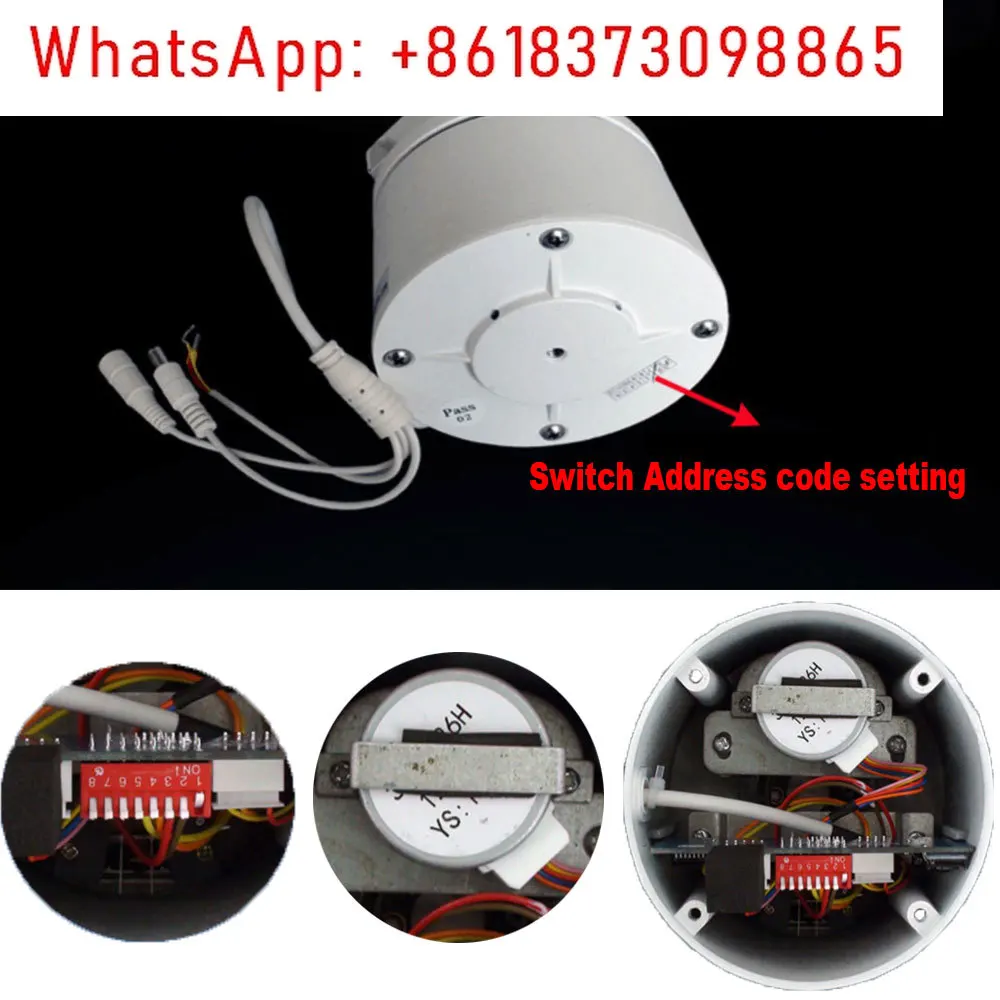 DC 12V Outdoor waterproof Pan/Tilt Built-in Decoder PT SCANNER for Security Camera Mounting bracket Camera Pan-Tilt