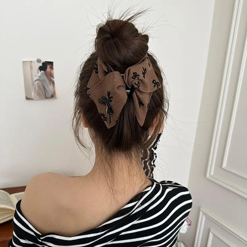Stoff-Dreieck-Haarspange für Damen, elegante Haarklammer, modische Haarspange für Mädchen, Haarspange für den Hinterkopf, Pferdeschwanz-Haarspange, Haar-Accessoires – Detail 8