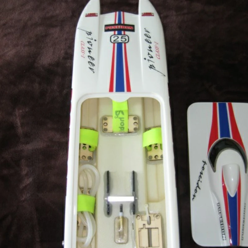 Rc Boat Phantom Cat Boat Enkele Elektrische Lege Boat Versie High Speed Fast Boat 60Cm Model