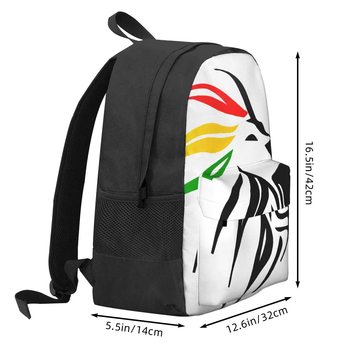 Sac à dos Rasta Lion Of Judah pour femmes, imprimé 3D, sac d'école pour enfants, sac à dos de voyage étanche pour garçons et filles