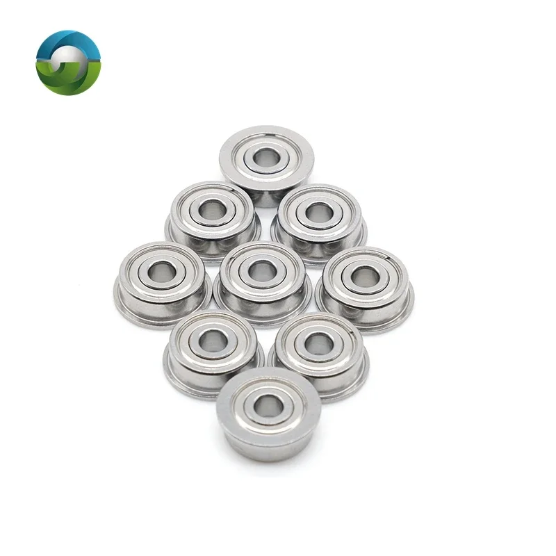 10PCS F608ZZ Flange Bearing 8x22x7 mm ABEC-7 Flanged F608 Z ZZ Ball Bearings