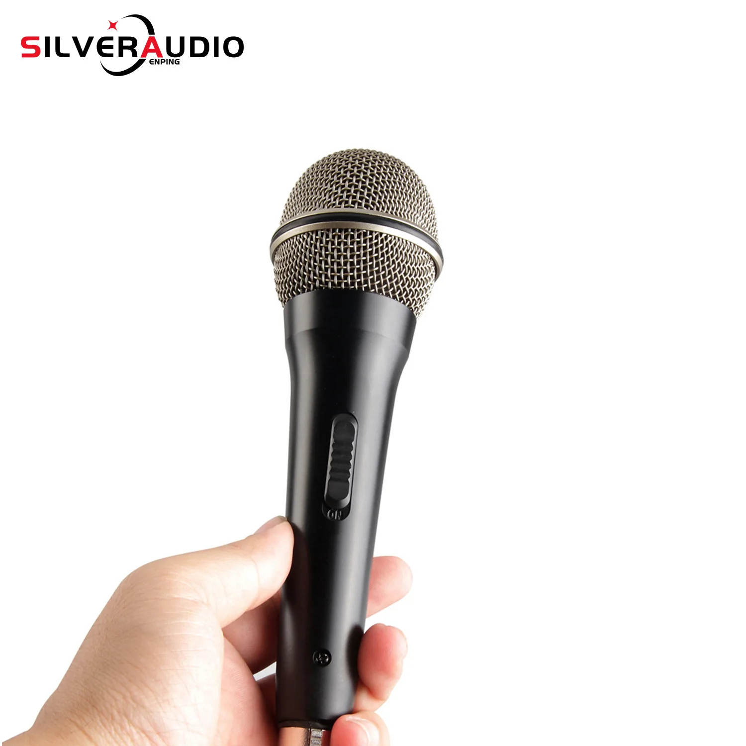 

GAM-MD200 Wired Microphone Metal-feeling Cardioid Dynamic Handheld for Recording Studio,Live Broadcast Stage Conference, Karaoke