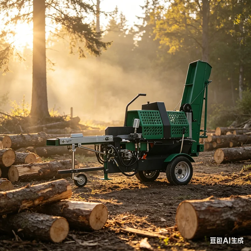 YG Customized Electric Wood Processor Firewood Processor With 22 Inch Saw And Splitting
