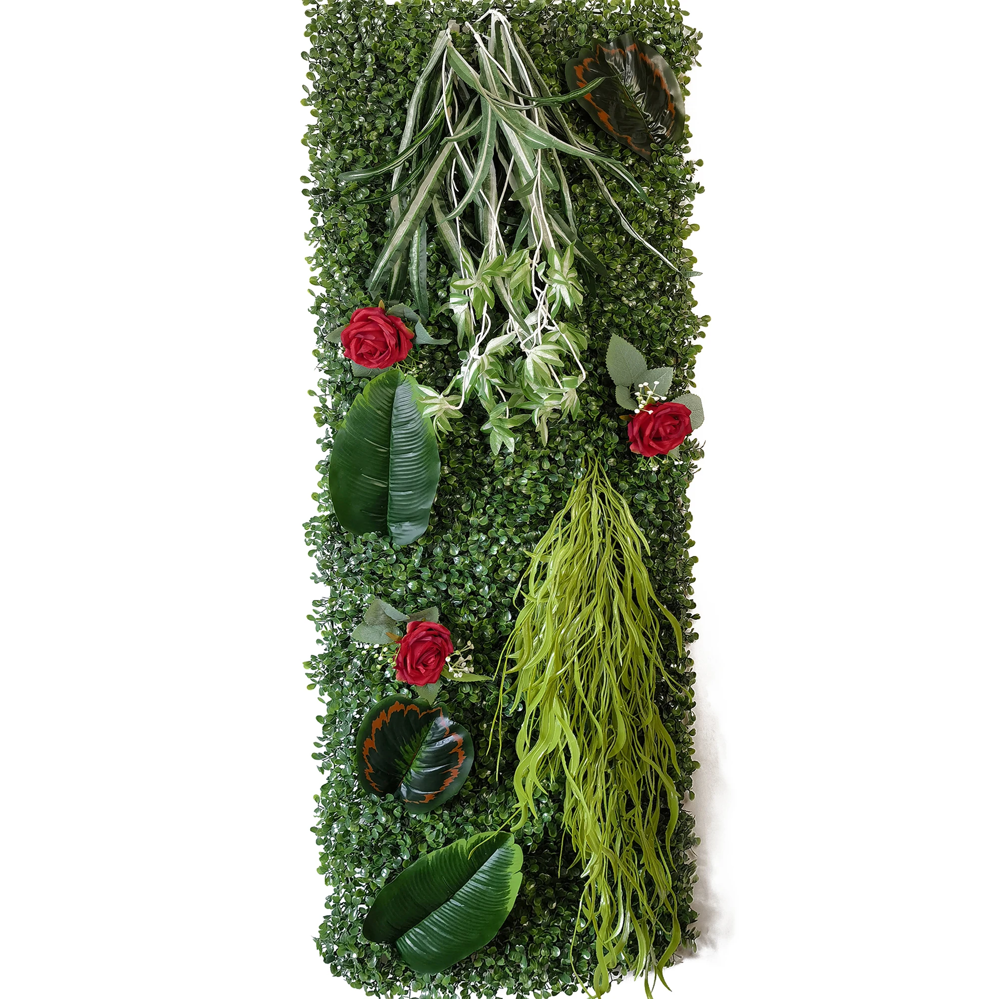 Künstliche Pflanzen Gras Wandpaneel Buchsbaum Hecke 15,74 Zoll * 47,24 Zoll Kunstkünstliches Grasmoos Geeignet für den Innen- und Außenbereichsgarten – Detail 5