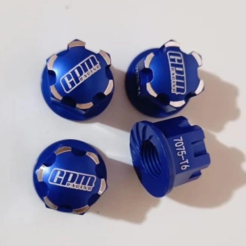 

GPM Metal Widen +6.5MM 17MM Wheel Hubs Tire Nuts 8654 7758 for Traxxas 1/8 Sledge 1/10 E-Revo 2.0 MAXX WideMaxx 89086-4 RC Car