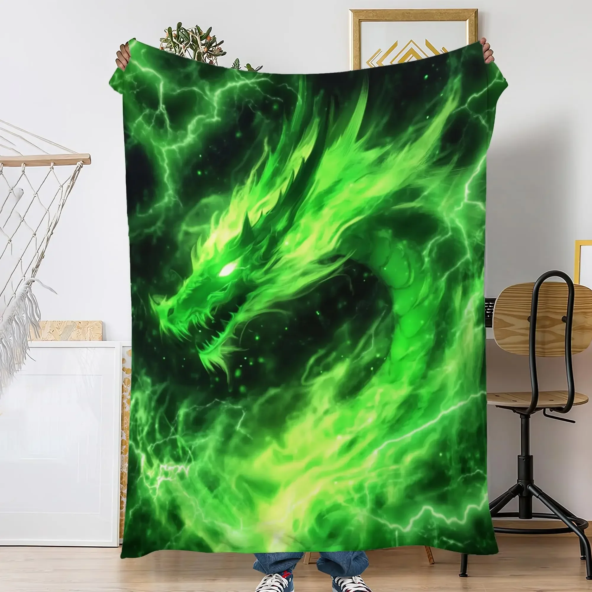 Soft Throw Blanket For Bed Sofa Couch Travel Blanket Solid Color Printed Blanket Cozy Warm Quilt Air Conditioning Blanket