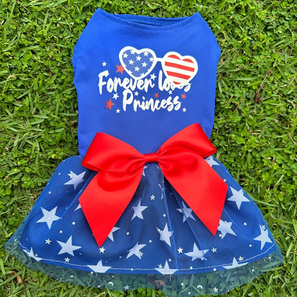 

Fashion Sequin Dog Dress Breathable Mesh Dog Princess Dress Lightweight Cat Apparel Small Dogs