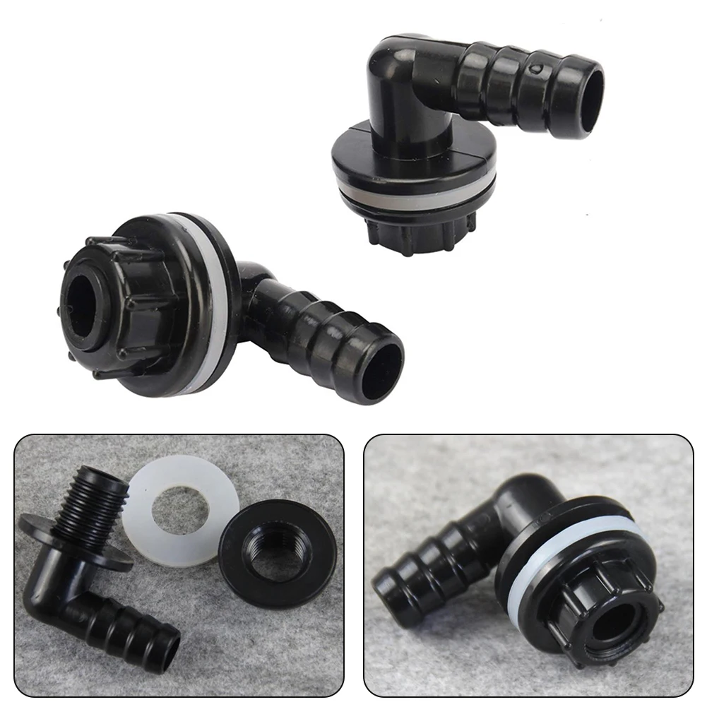 Elbow Connector High Quality New Arrive Plastic Water Tank Outlet Connector Watering Equipment 3 Points Drain Adapter