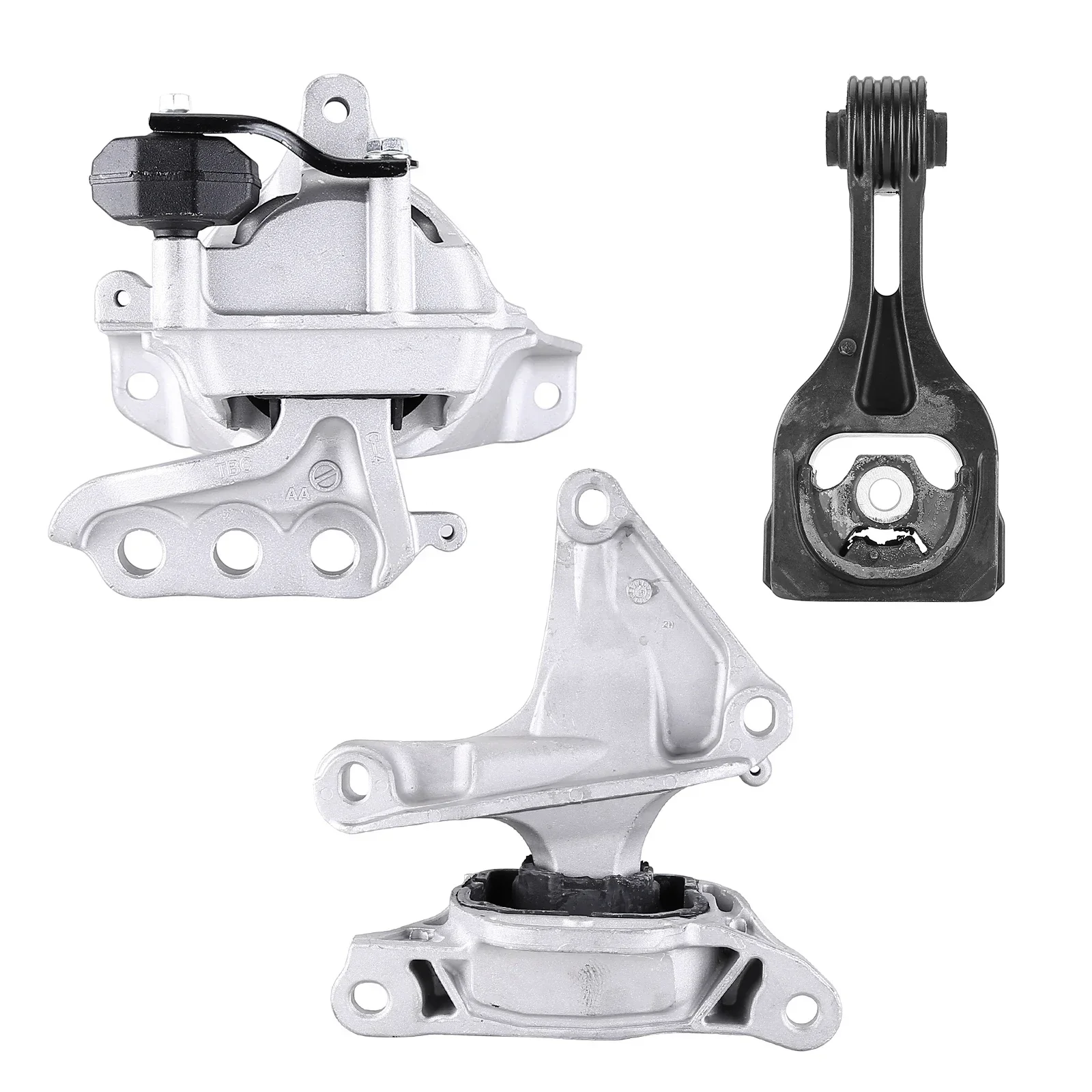 

3pcs Engine Mount Kit Auto Transmission Mount Bracket Auto Parts Compatible for 16-21 Civic 1.5L Engine