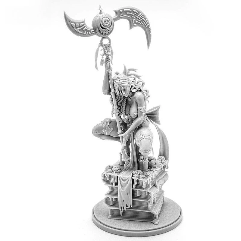 Kit de modèle Miniature en résine de soldat de beauté 75mm (non assemblé et non peint), bricolage, coloriage, Figurines à assembler soi-même