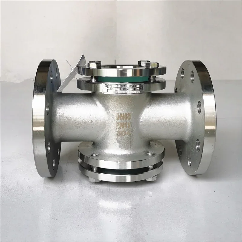 

Jianshun Stainless Steel 304/316L Four-Way Observation Port Flange Straight-Way Flange Mirror Valve Parts