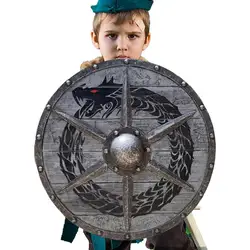 Viking Shield Decorative Shield Toy for Restaurant Medieval Eivor Valhalla Warweave Viking Shield for Decorating Home Office