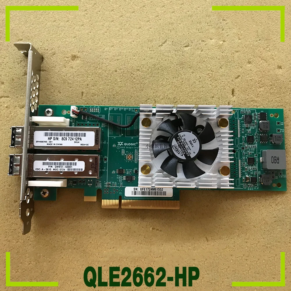 QLE2662-HP For Qlogic QW972-63001 699765-001 16Gb FC card