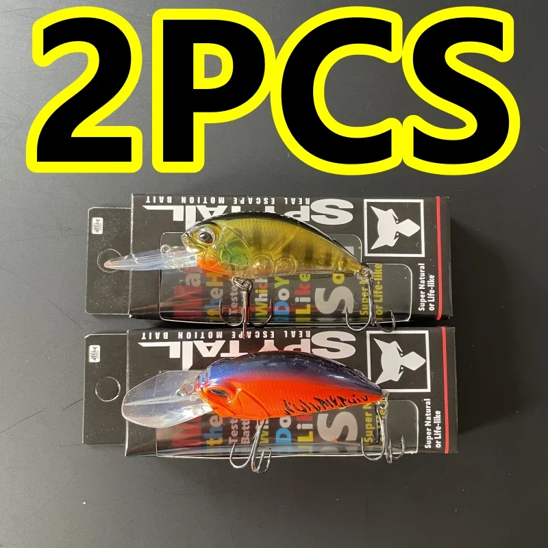 LURETV DUO نفس النمط منتصف المستوى السمين 2 قطعة 9 سنتيمتر 15.5 جرام كرانك موراتا كي السمين روك ليتل السمين الغوص العميق السمين 9065 #2