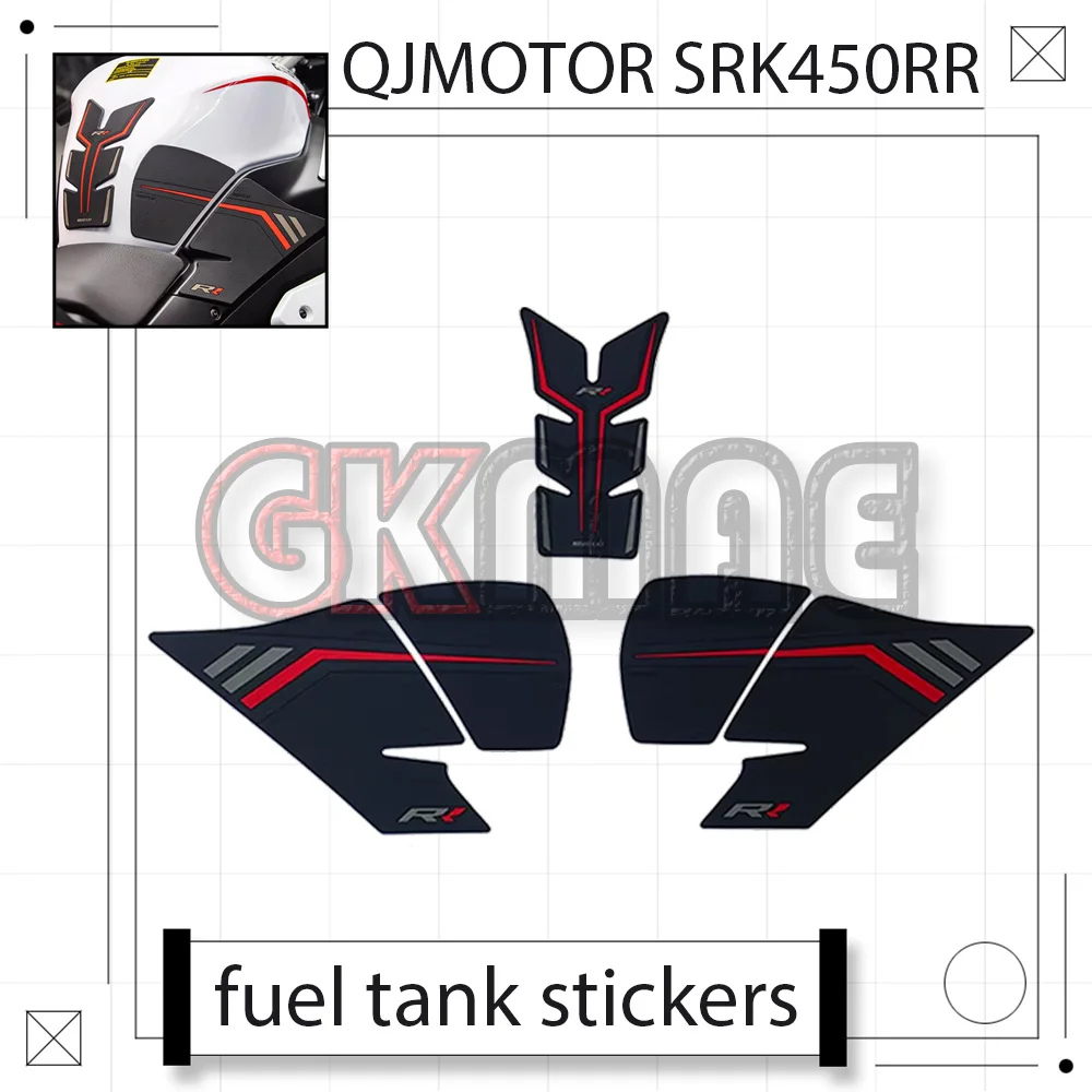 

New For QJMOTOR SRK 450 RR Motorcycle Modified Fuel Tank Sticker Anti-slip Stickers Decorative Stickers Fit QJ SRK450RR