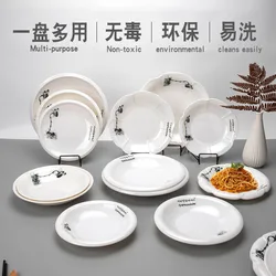 Melamine Plate Creative Dish Tray Commercial Tableware