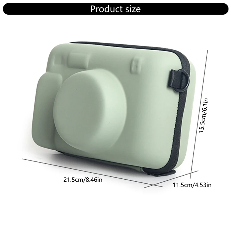 EVA Case Camera Bag for Instax Wide 400/210/300 Carrying Case Holder for Ensuring Impact Resistance and Portability Holder