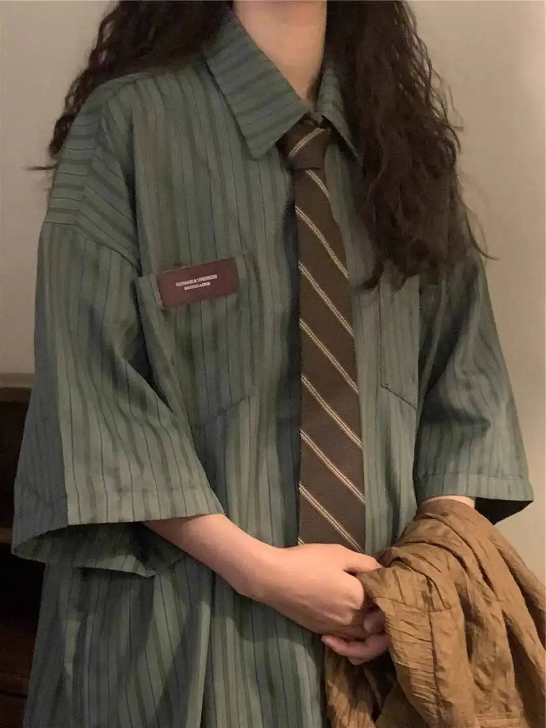 Japan Fashion Short Sleeve Girl Shirt Women New Spring/Summer College Slim Bowtie Blouse JK Top School Uniform