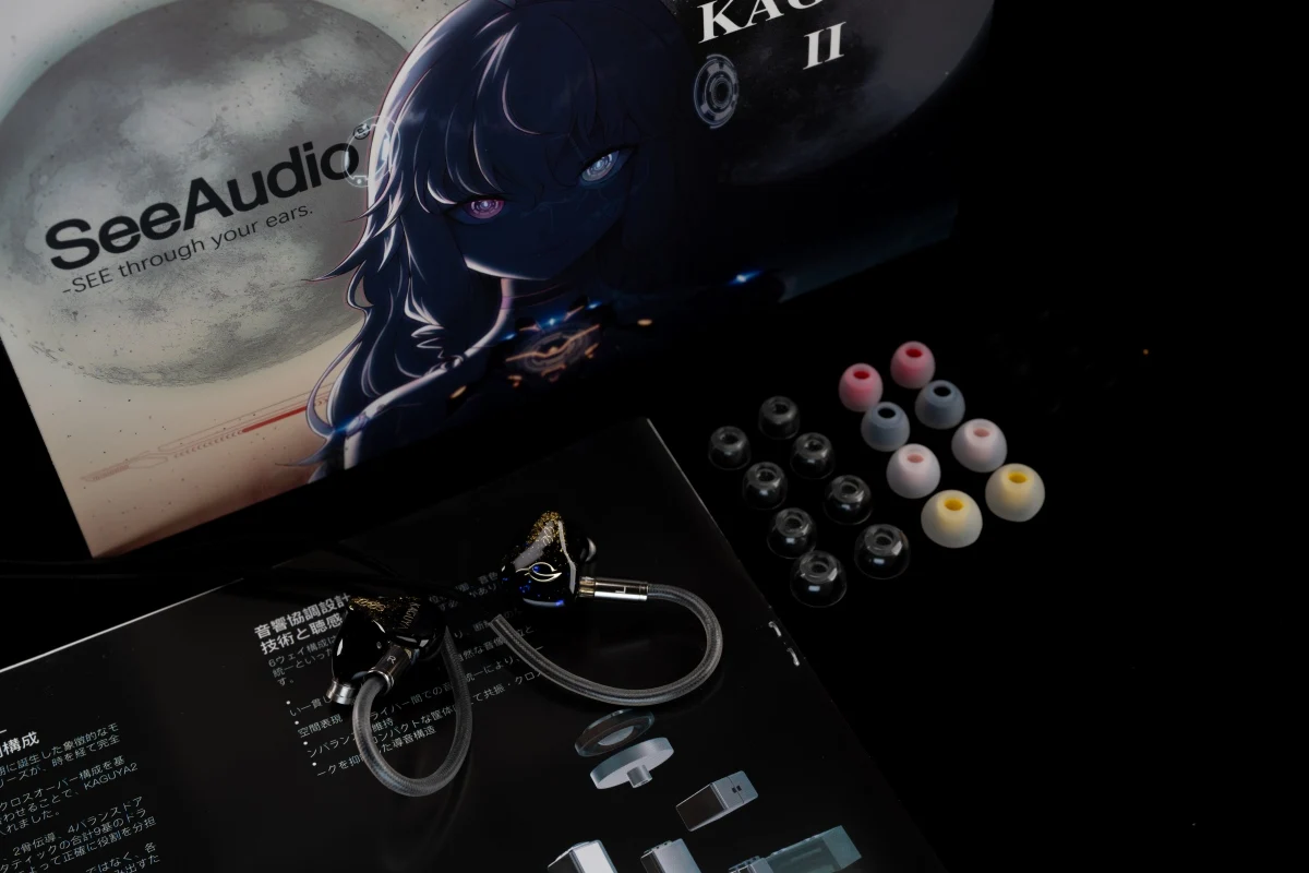 SeeAudio KAGUYA II インイヤーイヤホン 1DD+4BA+2EST+2BC 6ウェイ