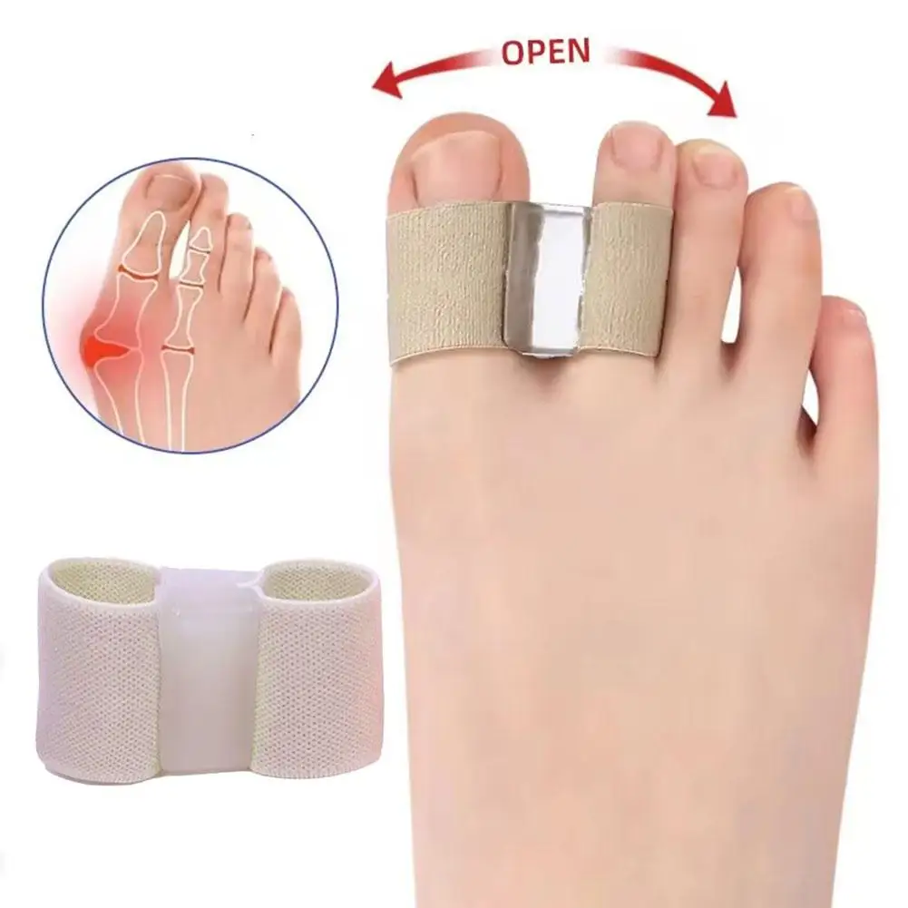 Bunion Corrector Toe Separator Straightener Splint for Men Women, Hallux Valgus Pain Relief Orthotic Foot Care Adjuster 1/2PCS