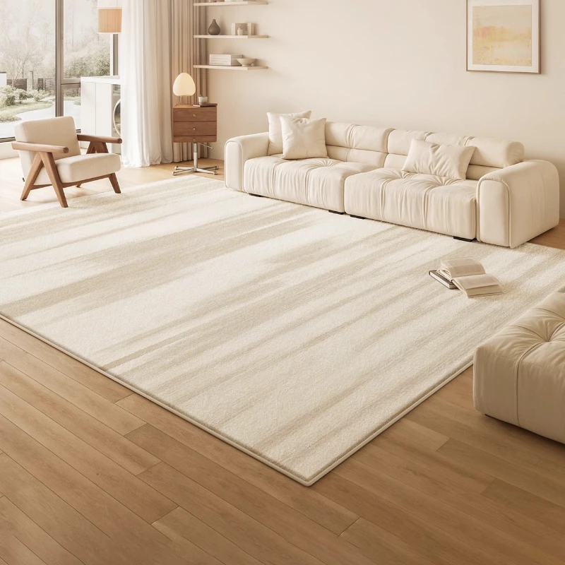 

Кремовый стиль, украшение для гостиной, моющийся ковер, большие коврики для спальни, толстый плюшевый коврик для гостиной, домашний пушистый мягкий ковер