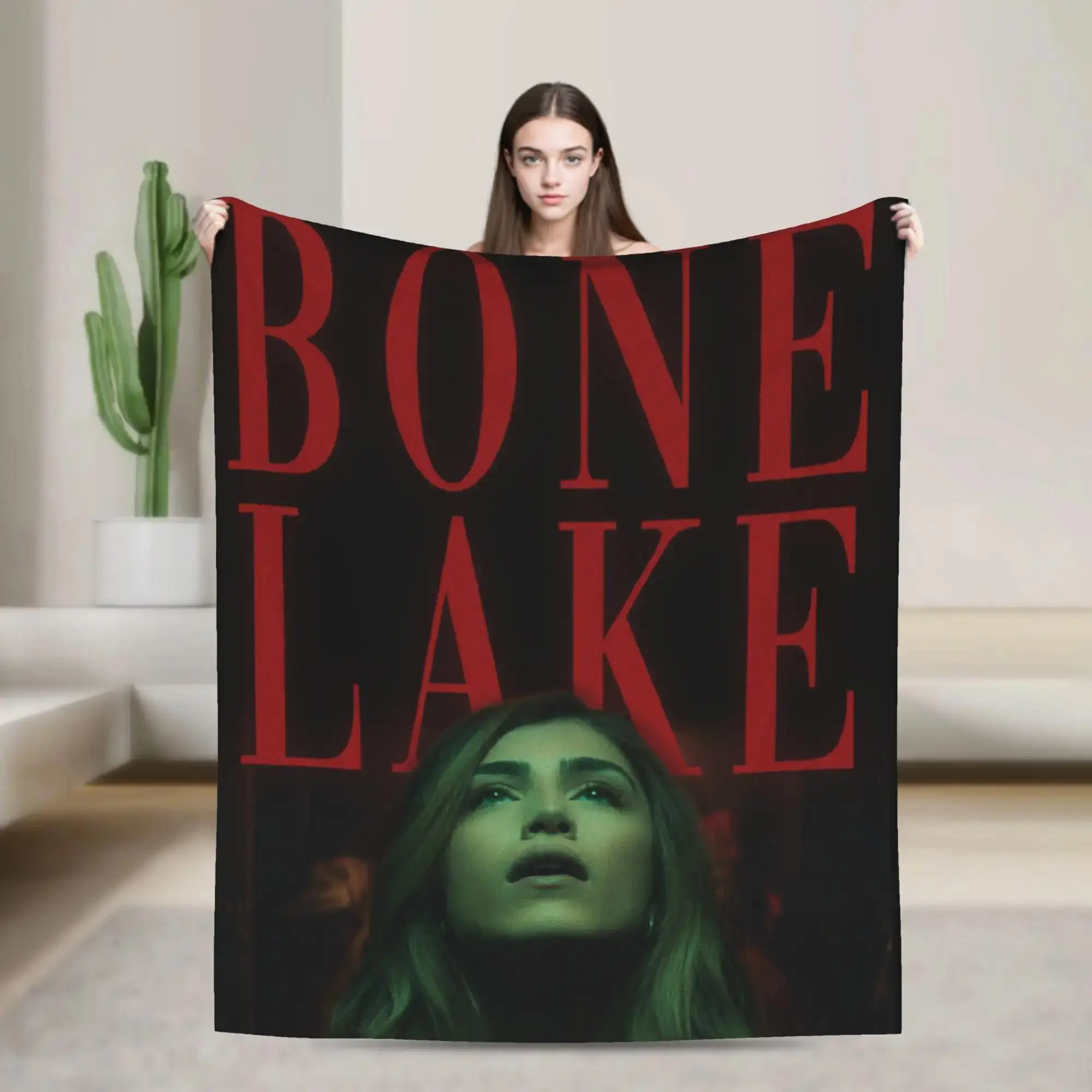 

Мягкое теплое одеяло Bone Lake Film, плюшевый декоративный плед для дивана, кровати, софы, фланелевое покрывало с узором