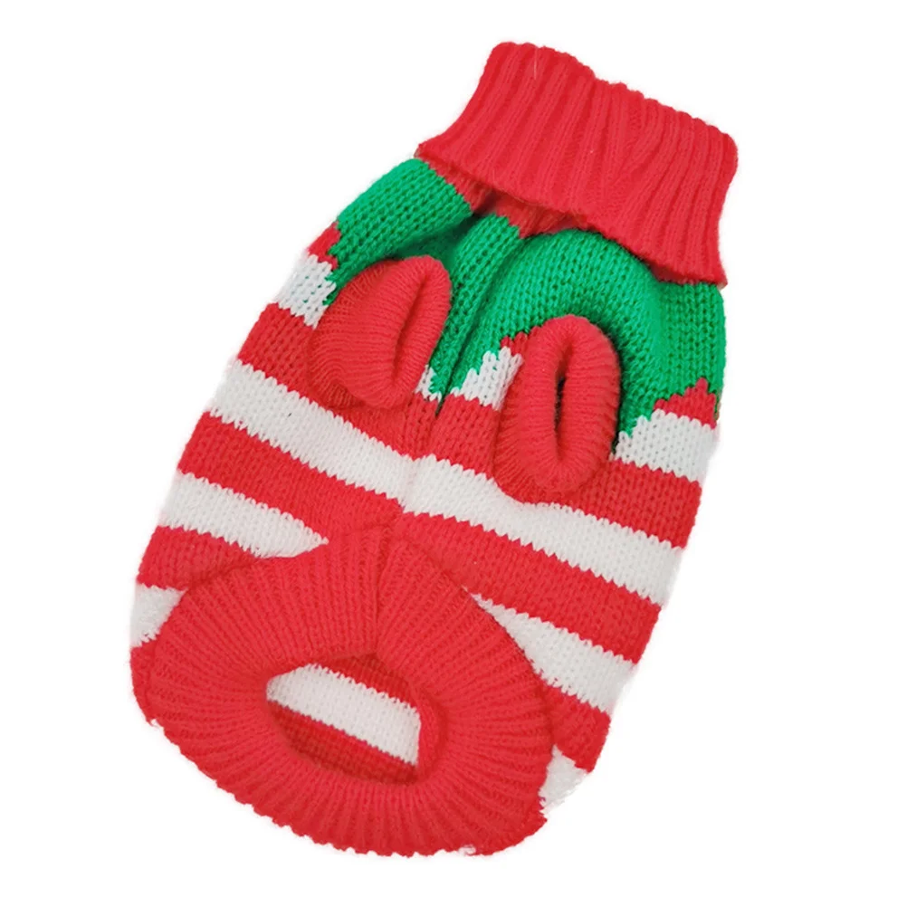 

High Quality Cotton Pet Sweater Knitted Dog Christmas Winter Warm Pullover Puppy Adorable Outfit Party Costume