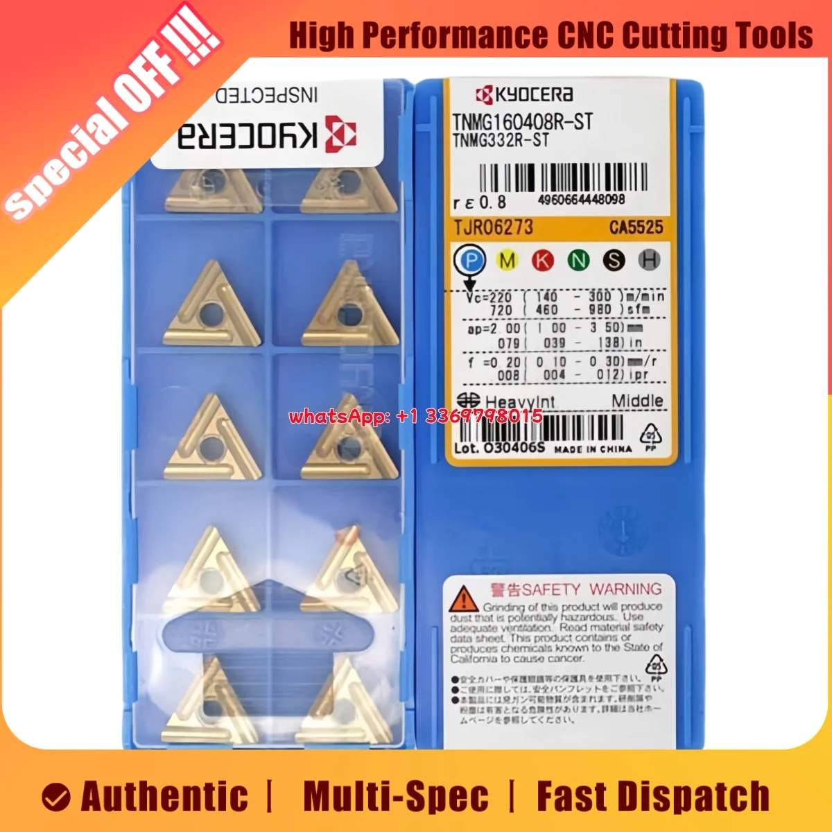 

Оригинальная токарная пластина TNMG TNMG1604 04 08 12-HQ L-ST MQ MS PS R-ST TK MU PR1125 PR1535