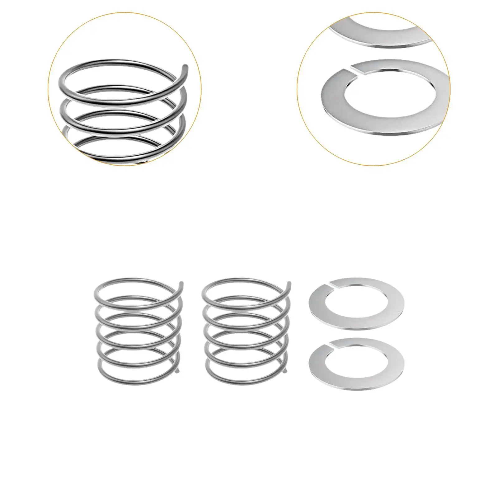 3.5쿼트에서 7쿼트 믹서에 설치가 용이한 스프링 및 와셔 4개