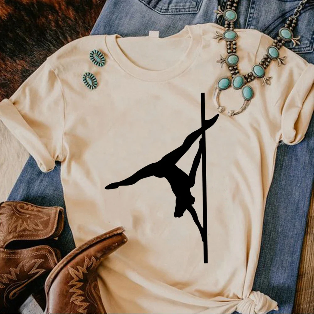 Poledance t-shirts women streetwear graphic t-shirts girl streetwear manga clothes