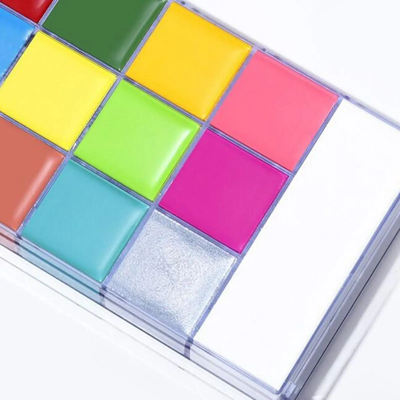 พาเลทเพ้นท์เพ้นท์ร่างกายบนใบหน้าเพ้นท์หน้าสำหรับวันหยุดคอสเพลย์ฮาโลวีน