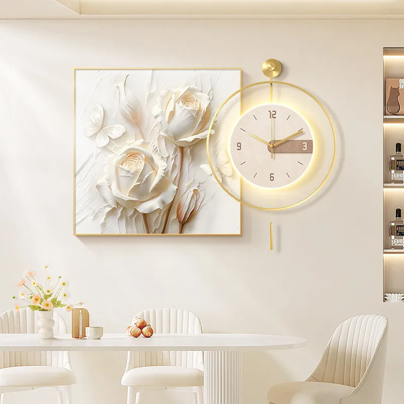 Bedrooms Modern Wall Watch Fashion Minimalist Design Creative Aesthetic Wall Clocks Interior Luxury Horloge Room Decorations