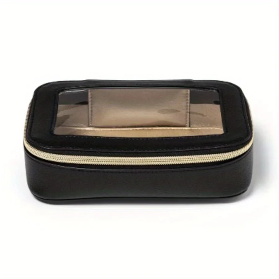 

Transparent travel cosmetic bag, rectangular cosmetic bag -Keep your makeup essentials close at hand with this clear makeup bag.