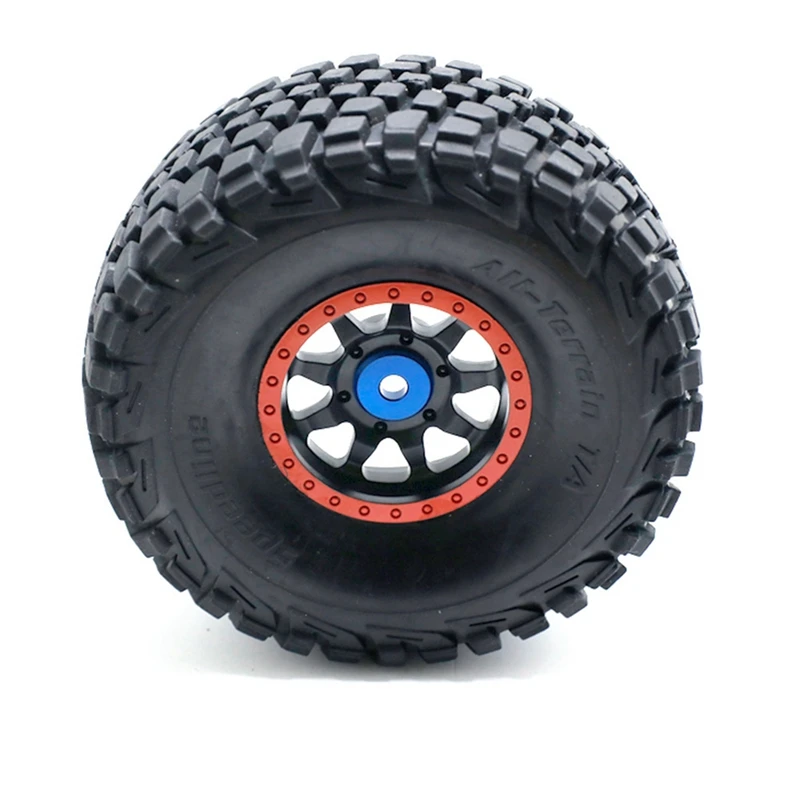 Joint d'adaptateur de jante de roue de course courte en métal pour Traxxas UDR Unlimited Desert Inboulon t 1/7 RC, pièces de mise à niveau de voiture, rouge