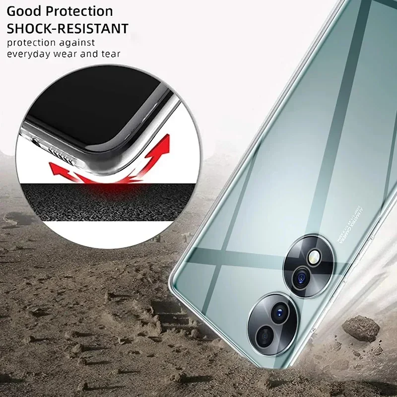 Ultra Thin Transparent Silicone Soft TPU Case For Huawei Honor 70 90 Lite 60 SE X9A X8A X8 X7A X6 Clear Bumper For Honor 90 Pro